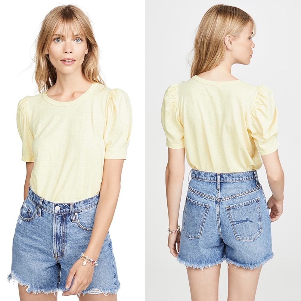 Velvet Whit Tee Buttercup XS NWT